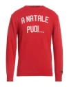 MC2 SAINT BARTH MC2 SAINT BARTH MAN SWEATER RED SIZE L WOOL, VISCOSE, CASHMERE, POLYAMIDE