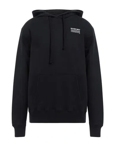 Mc2 Saint Barth Man Sweatshirt Black Size L Cotton