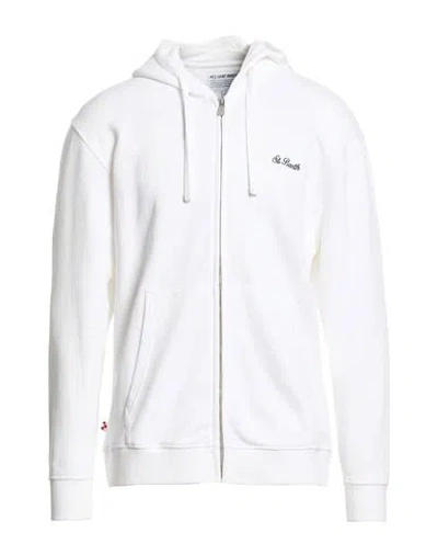 Mc2 Saint Barth Man Sweatshirt White Size L Cotton