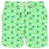 Mc2 Saint Barth Man Swim Shorts Fins Micro Print