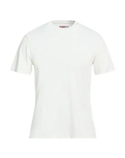 Mc2 Saint Barth Man T-shirt White Size S Nylon, Elastane In Gray
