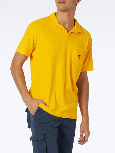 Mc2 Saint Barth Man Terry Yellow Polo