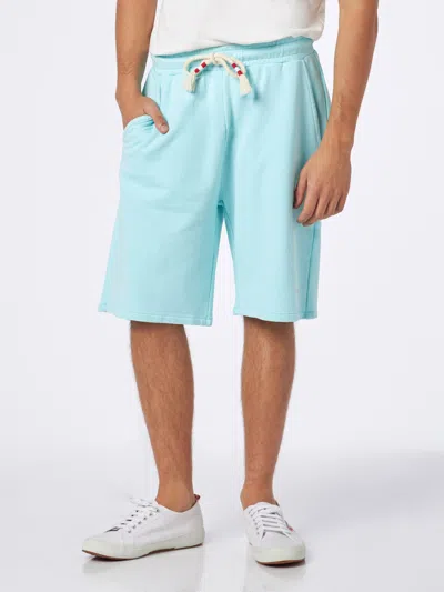 Mc2 Saint Barth Man Water Green Cotton Bermuda