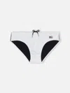 Mc2 Saint Barth Man White Swim Briefs Cayo In White