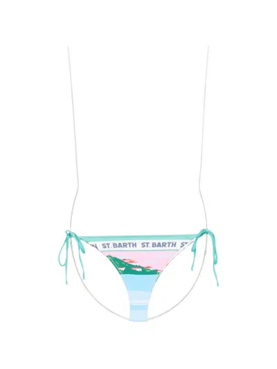 Mc2 Saint Barth Mariele Bikini Bottoms In Green