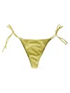 Mc2 Saint Barth Virgo Bikini Slip In Green