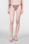 Mc2 Saint Barth Marielle Beachwear In Brown Polyamide