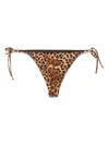 Mc2 Saint Barth Marielle Bikini Bottom In Animal Print