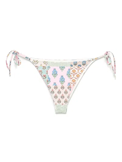 Mc2 Saint Barth Marielle Bikini Bottom In Pink