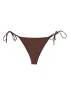 Mc2 Saint Barth Marielle Bikini Bottoms In Brown
