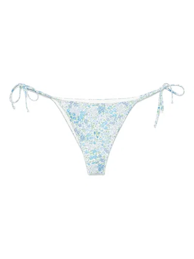 Mc2 Saint Barth Marielle Bikini Bottoms In Blue