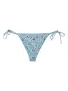 Mc2 Saint Barth Blue Marielle Bikini Bottoms In Blue