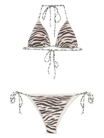 Mc2 Saint Barth Marielle Bikini Set In White
