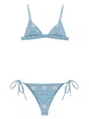 Mc2 Saint Barth Marielle Bikini Set In Blue