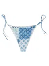 Mc2 Saint Barth Marielle Patchwork Tie-side Swim Briefs In Multi