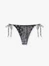 Mc2 Saint Barth Marielle Nylon Bikini Slip In Black