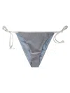 Mc2 Saint Barth Lurex Bikini Briefs In Gray