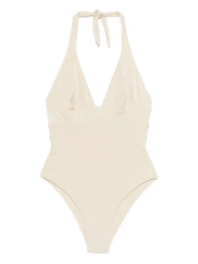 Mc2 Saint Barth Marilyn Swimsuit In Neutral