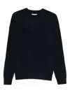 Mc2 Saint Barth Marine Wool Sweater In Black