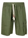 Mc2 Saint Barth Marseille Shorts In Green