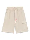Shop Mc2 Saint Barth Marseille Shorts In Neutrals