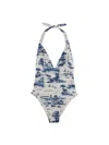 Mc2 Saint Barth Marylin Onepiece Swimsuit In Multi