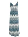 MC2 SAINT BARTH MC2 SAINT BARTH MAXI DRESS WITH CROSSED STRAPS