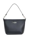 Mc2 Saint Barth Aline Top-zip Shoulder Bag In Black