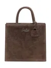 Mc2 Saint Barth Midi The Shop Tote Bag In Brown