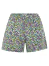 MC2 SAINT BARTH MC2 SAINT BARTH MEAVE COTTON SHORTS WITH FLORAL PATTERN