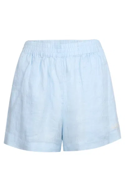 Mc2 Saint Barth Meave Linen Short Light Blue
