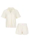 Mc2 Saint Barth Meave Short &amp; Sheila Top Cream Set