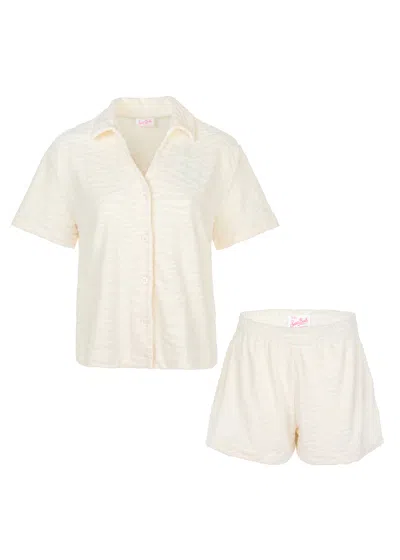 Mc2 Saint Barth Meave Short &amp; Sheila Top Cream Set