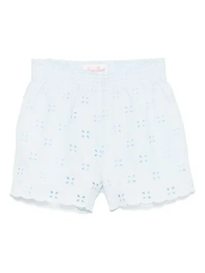 Mc2 Saint Barth Kids' Meave Shorts In Blue