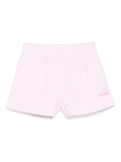 Mc2 Saint Barth Kids' Meave Shorts In Pink