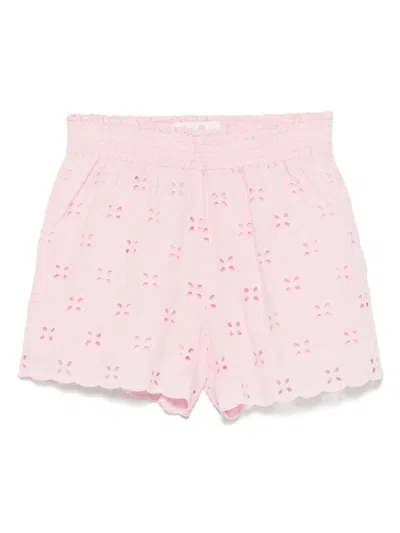 Mc2 Saint Barth Kids' Meave Shorts In Pink