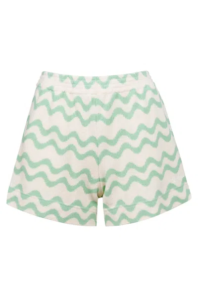 Mc2 Saint Barth Meave Shorts Rachel Biwave In Multi