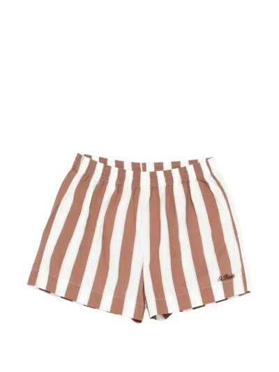 Mc2 Saint Barth Meave Striped Shorts In Multi