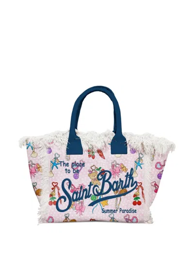 Mc2 Saint Barth Medium Colette Tote Bag In Blue
