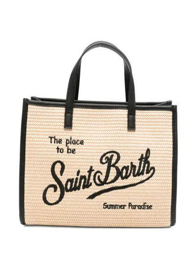 Mc2 Saint Barth Medium Vivian Tote Bag In Neutral