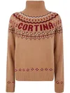 Mc2 Saint Barth Meghan Nordic Box Sweater In Multi