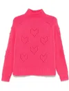 Mc2 Saint Barth Meghan Sweater In Pink