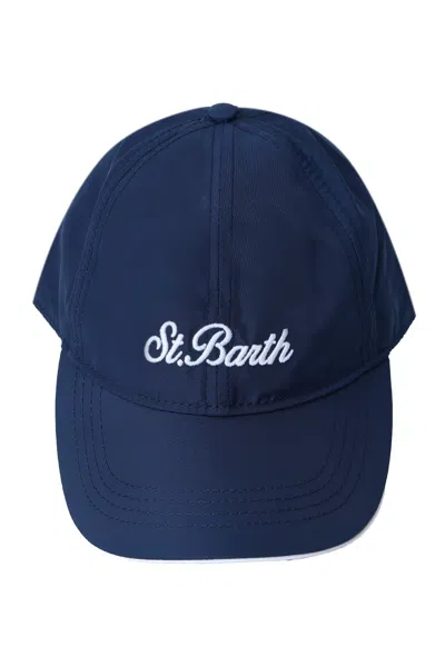 Mc2 Saint Barth Men Baseball Cap Navy Blue