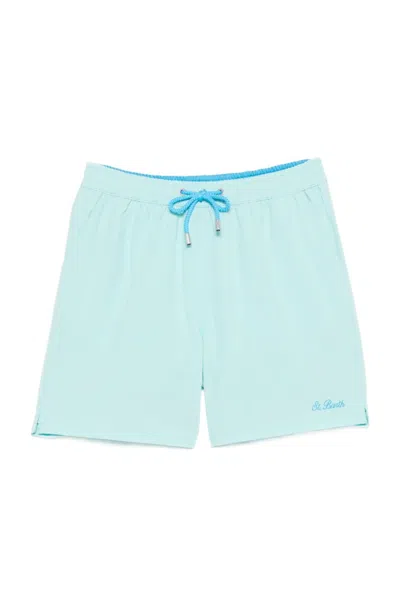 Mc2 Saint Barth Men Comfort Swim Shorts Aqua