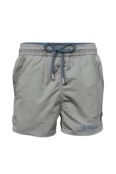Mc2 Saint Barth Men Comfort Swim Shorts Ash Grey