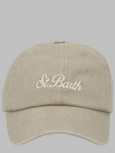 Mc2 Saint Barth Men's Cotton Hat In Beige