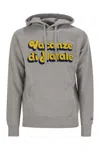 Mc2 Saint Barth Mens Grey Tribeca Sweatshirt With Vacanze Di Natale Logo Embroidery