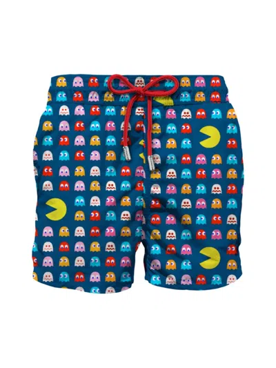 MC2 SAINT BARTH MEN'S GUSTAVIA GRAPHIC-PRINT SWIM SHORTS