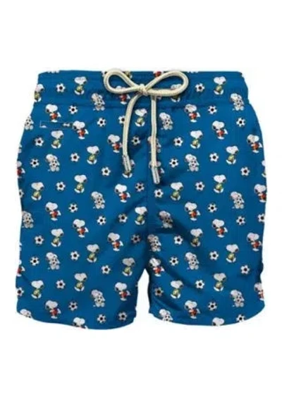 Mc2 Saint Barth Men Lighting Micro Fantasy Swim Short Snoopy Soccer Play