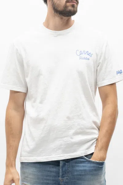 Mc2 Saint Barth Men Man Cotton Flamed T-shirt Skylar Cannes Mono